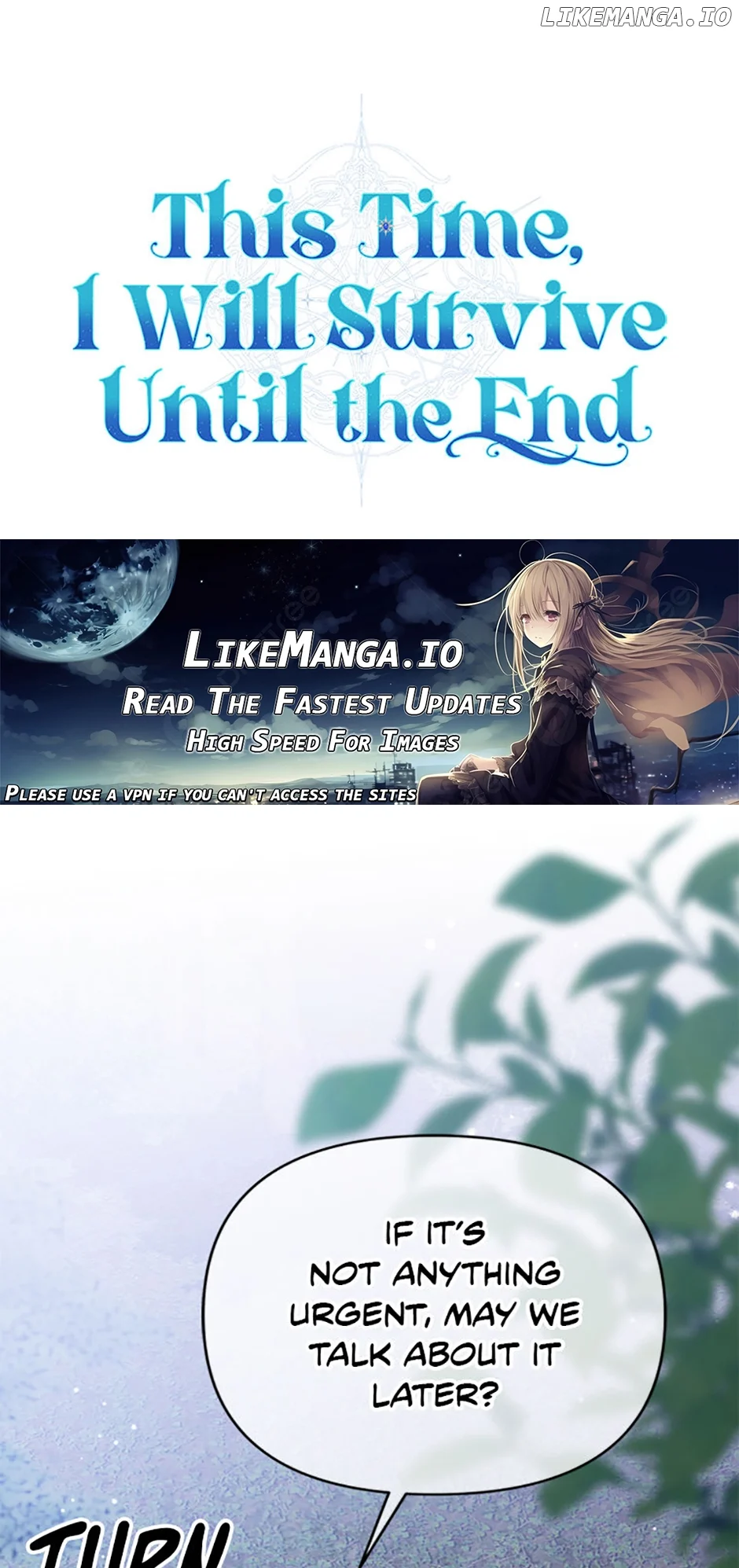 In This Life, I Will Survive Until the End chapter 27 page 1