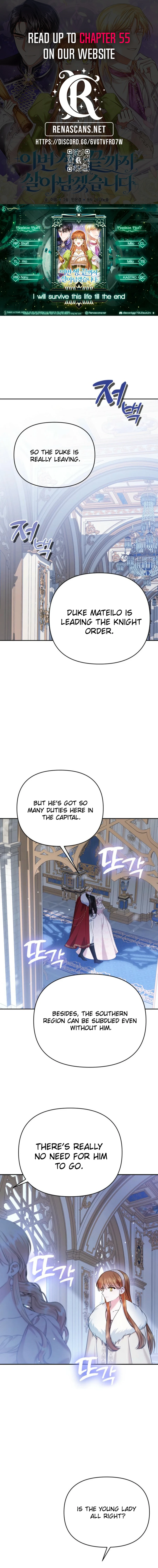 In This Life, I Will Survive Until the End chapter 50 page 1