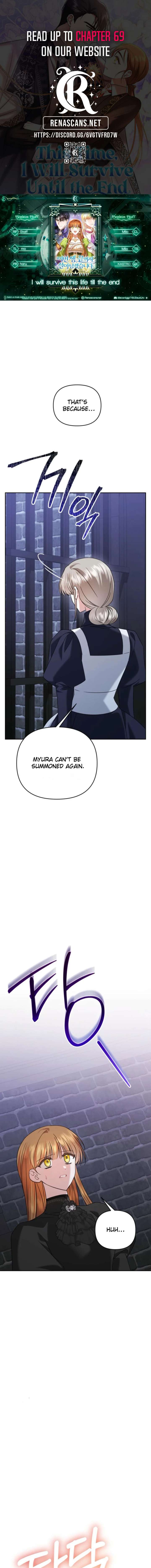 In This Life, I Will Survive Until the End chapter 55 page 1