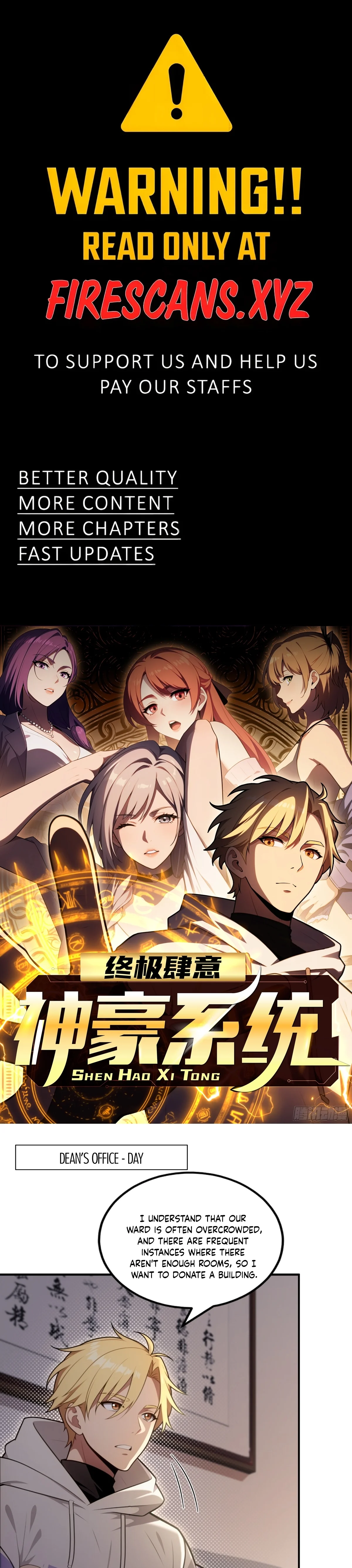 The Ultimate Wantless Godly Rich System chapter 19 page 1