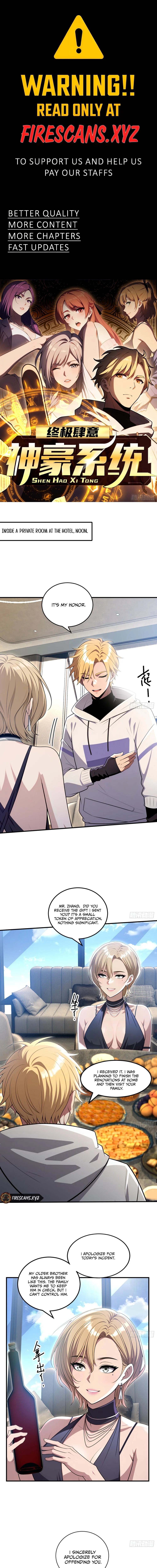 The Ultimate Wantless Godly Rich System chapter 35 page 1