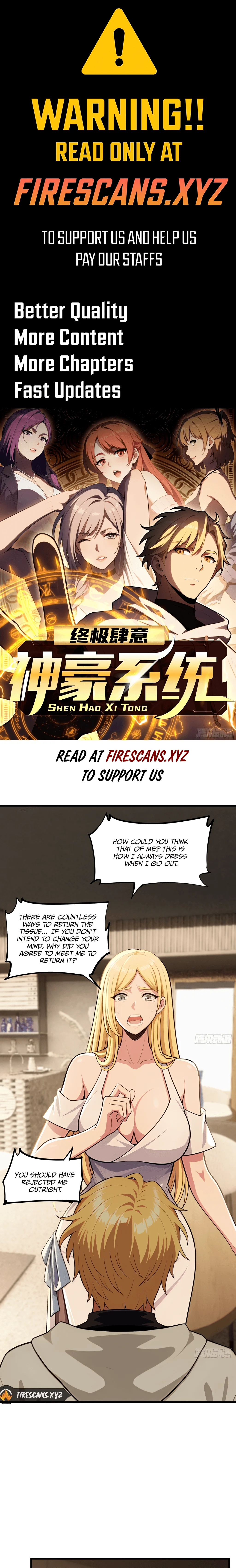 The Ultimate Wantless Godly Rich System chapter 43 page 1