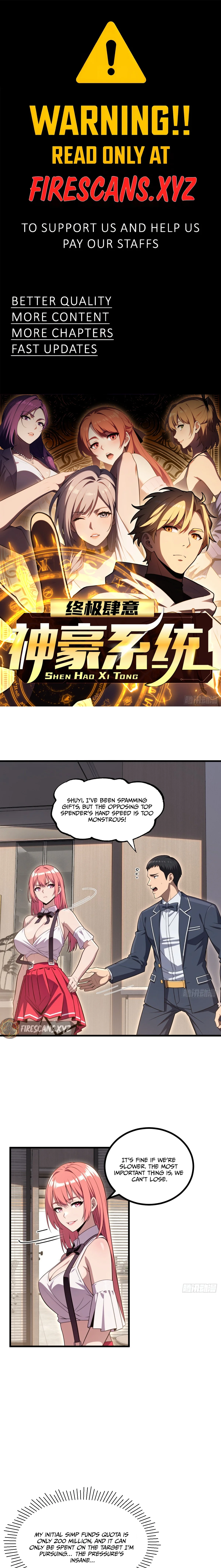 The Ultimate Wantless Godly Rich System chapter 59 page 1