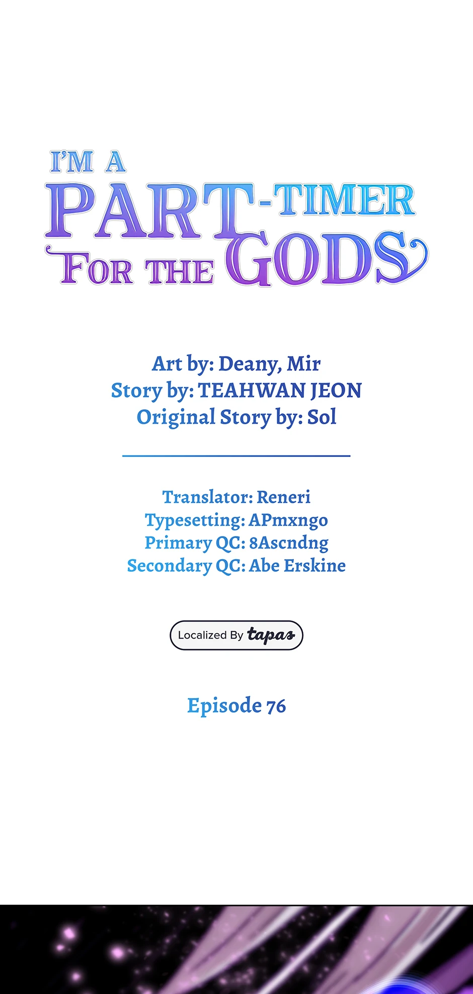 I Became A Part Time Employee For Gods chapter 76 page 1