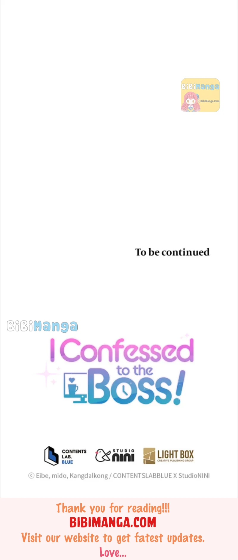 I Confessed to the Boss chapter 59 page 61