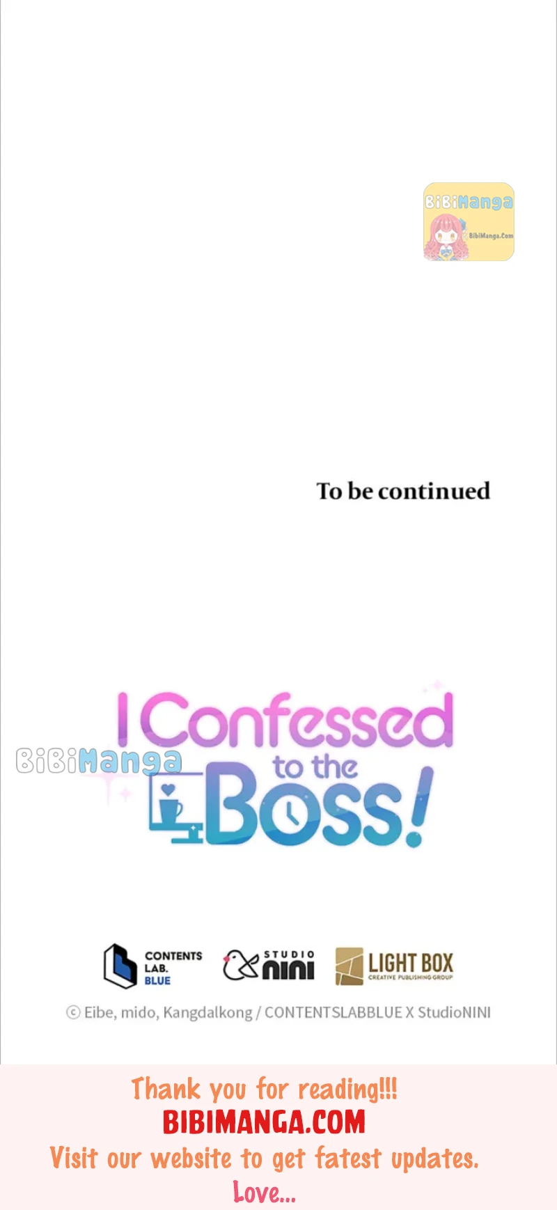I Confessed to the Boss chapter 67 page 73