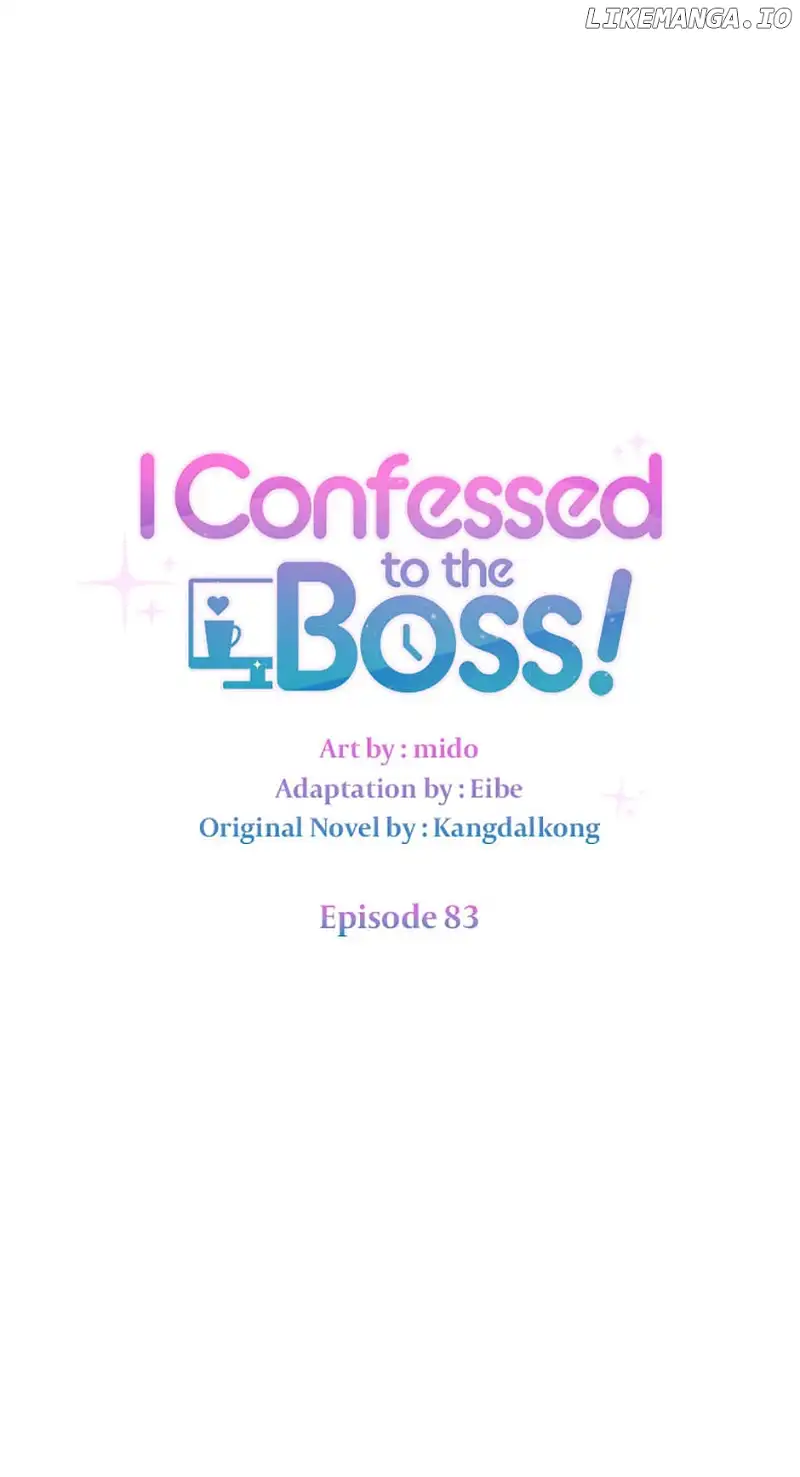 I Confessed to the Boss chapter 83 page 27