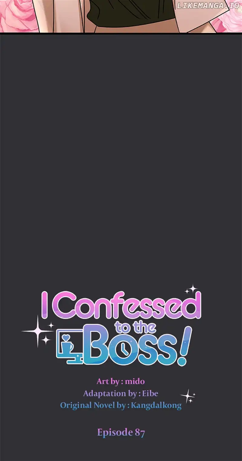 I Confessed to the Boss chapter 87 page 21