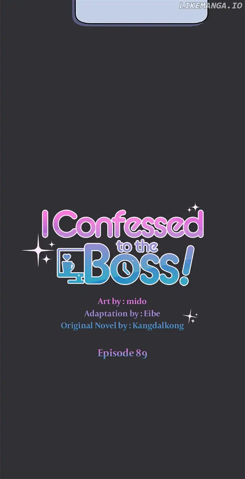 I Confessed to the Boss chapter 89 page 13