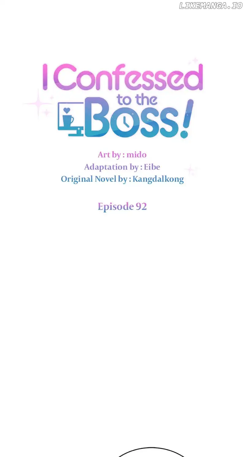 I Confessed to the Boss chapter 92 page 21