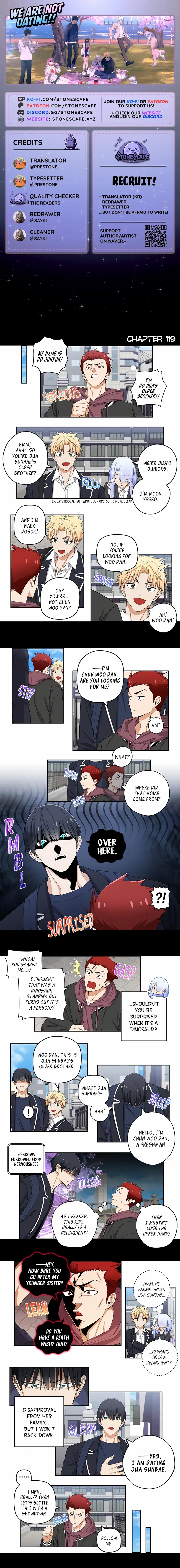 We Are Not Dating! chapter 119 page 1