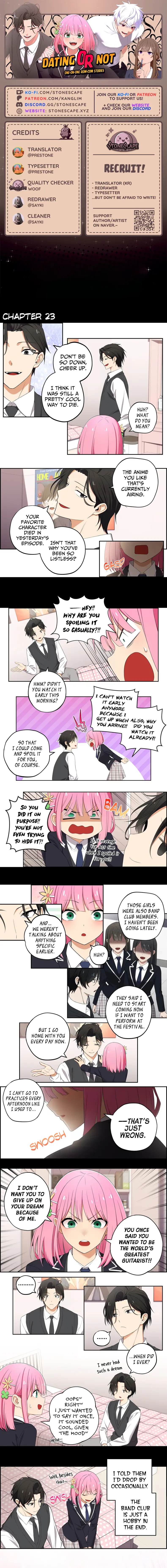 We Are Not Dating! chapter 23 page 1