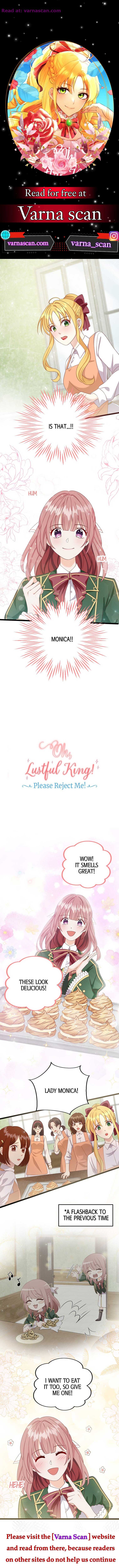 Oh, Lustful King! Please Reject Me! chapter 21 page 1
