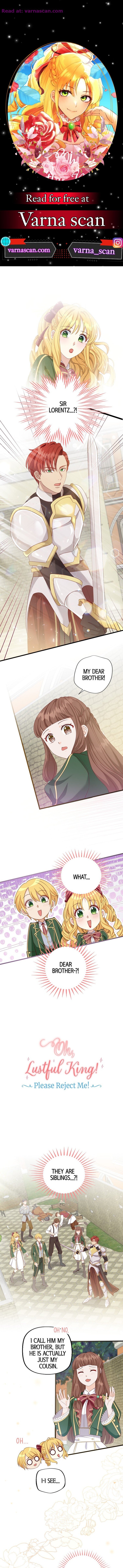 Oh, Lustful King! Please Reject Me! chapter 24 page 1