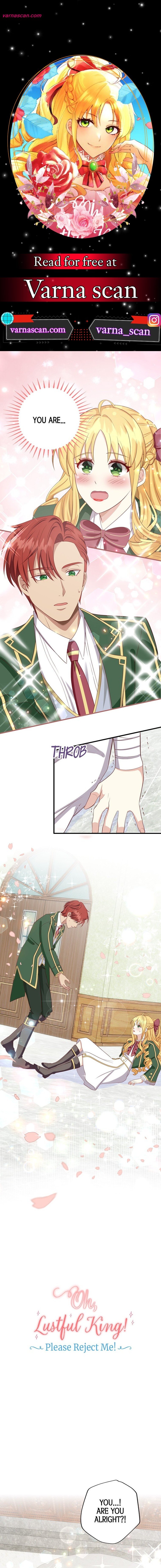 Oh, Lustful King! Please Reject Me! chapter 8 page 1