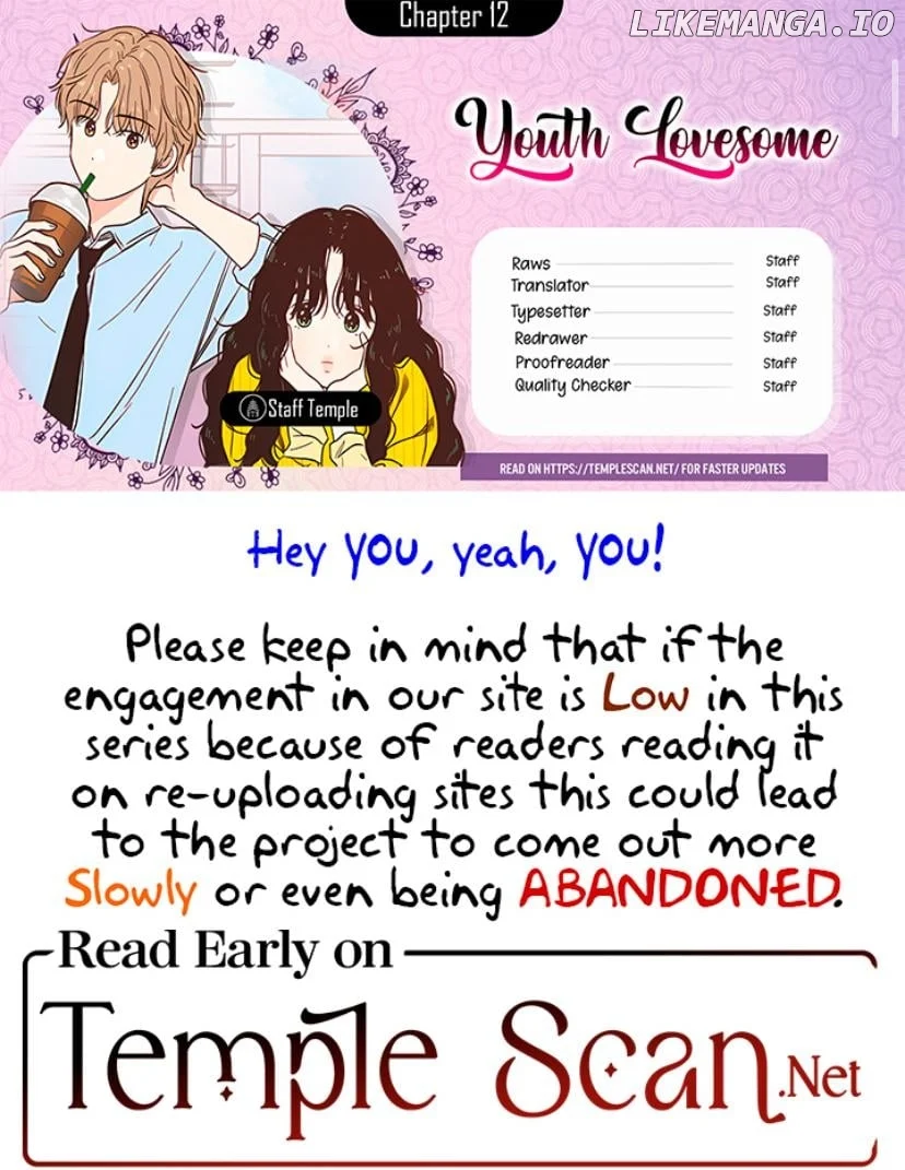 Youth Lovesome chapter 12 page 1
