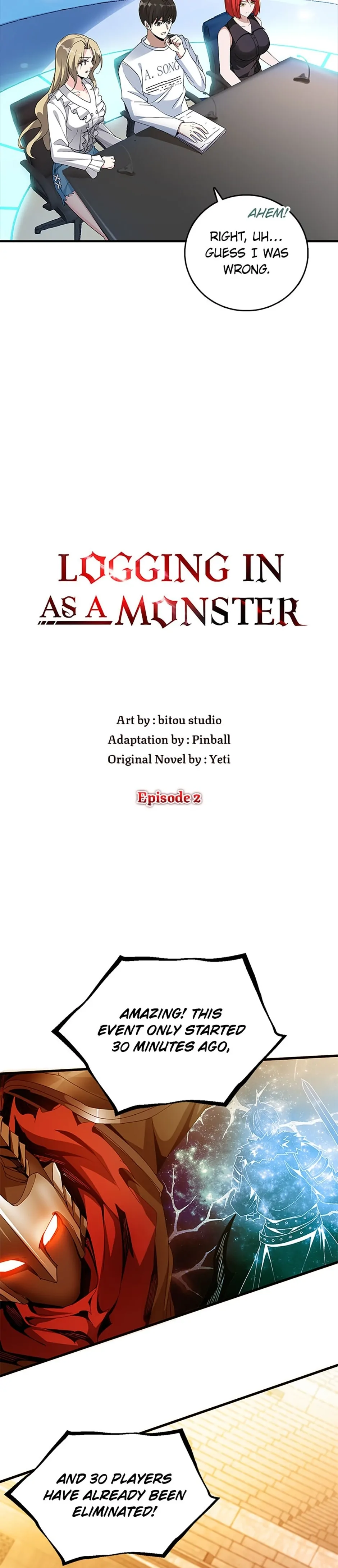 Logging in as a Monster chapter 2 page 6