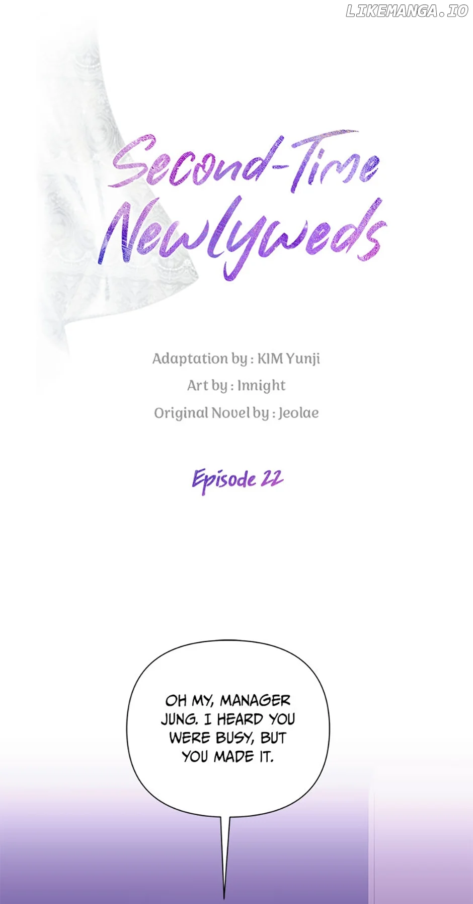 Second Time Newlyweds chapter 22 page 1