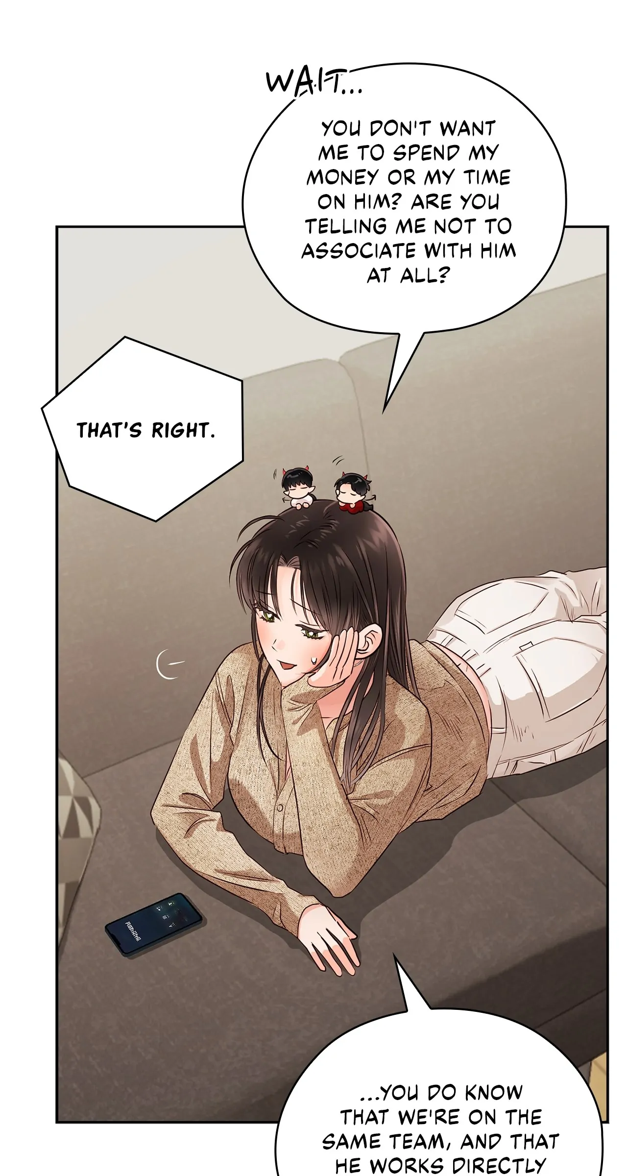 Quiet in the Office! chapter 39.2 page 70