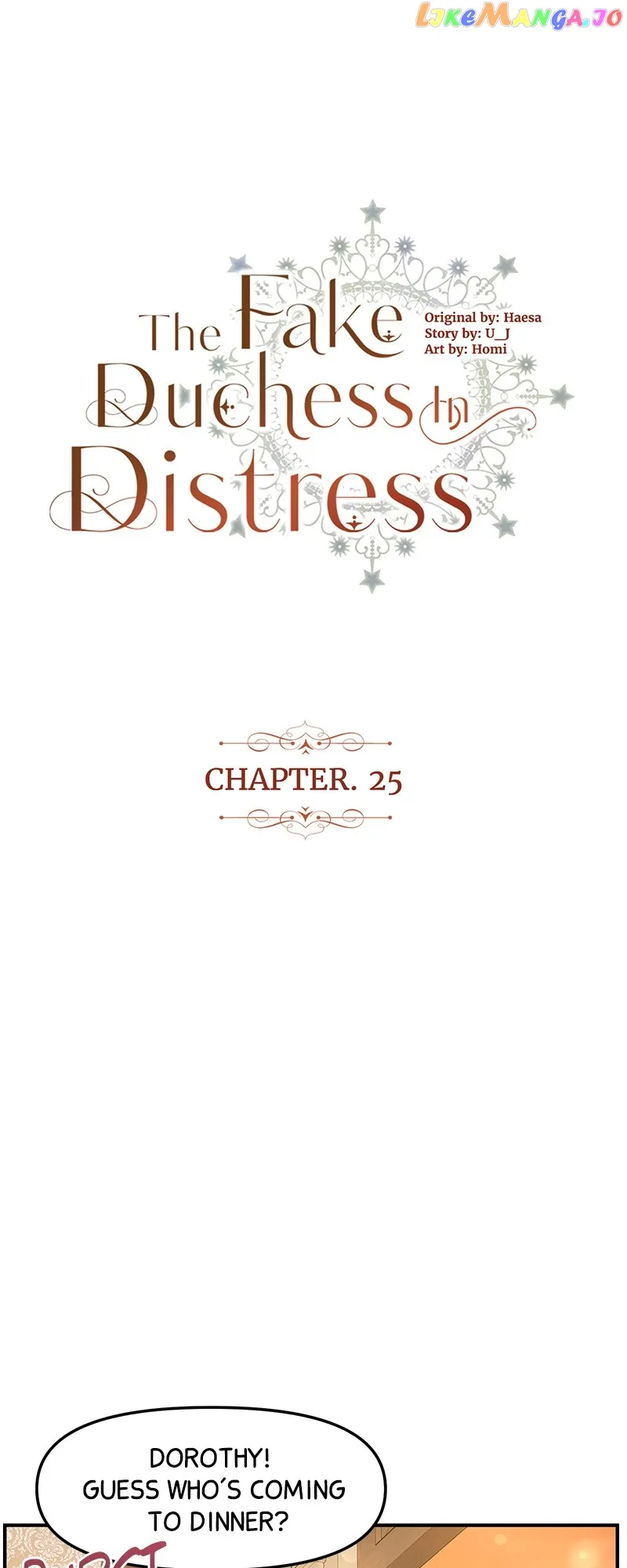 The Fake Duchess In Distresss chapter 25 page 1