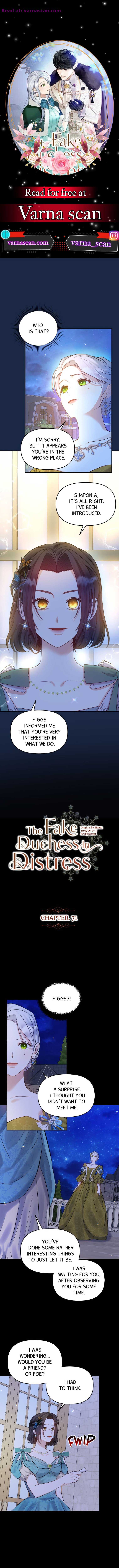 The Fake Duchess In Distresss chapter 71 page 1