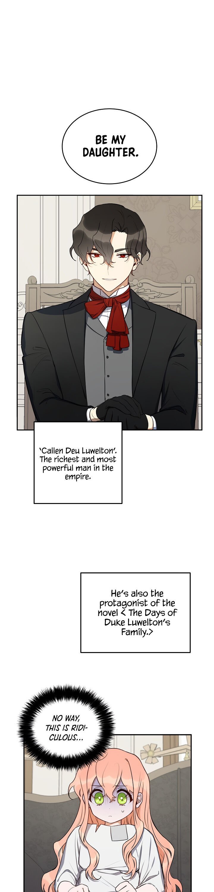 How to Be a Dark Hero’s Daughter chapter 1 page 2