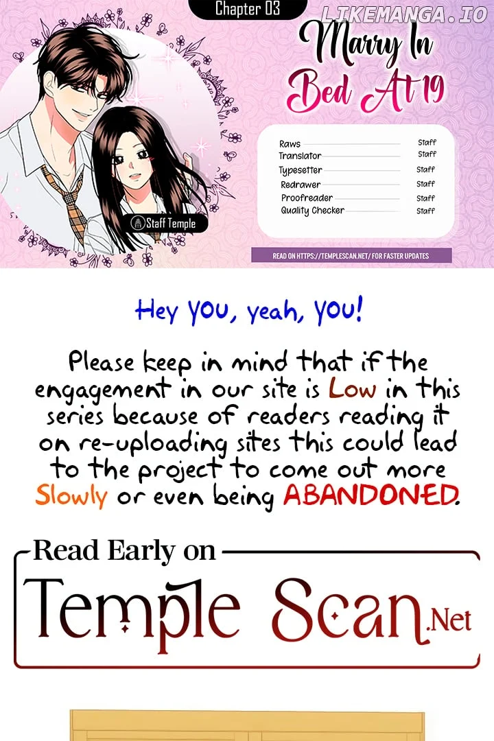 Marry In Bed At 19 chapter 3 page 1