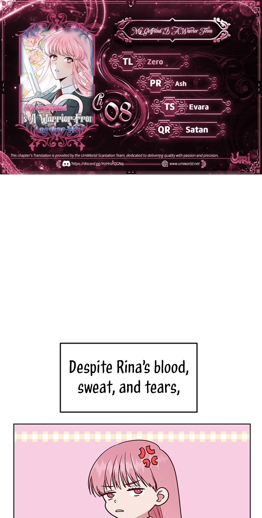 My girlfriend is a warrior from another world chapter 8 page 1