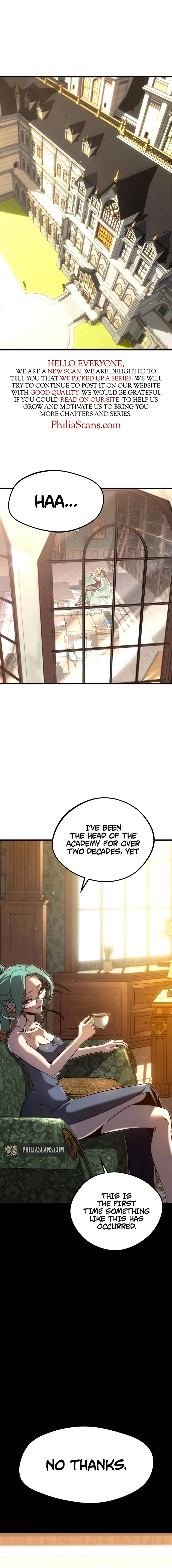 Conquering the Academy with Just a Sashimi Knife chapter 4 page 1