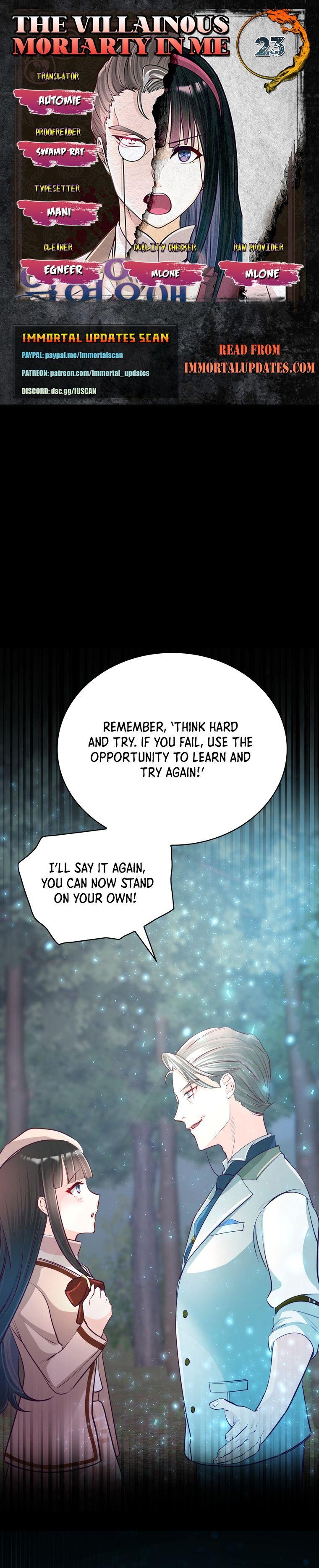 The Villainous Moriarty in Me chapter 23 page 1