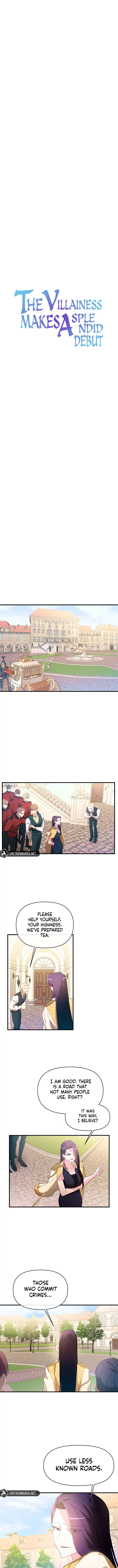 The Villainess Debuts Gorgeously chapter 2 page 6