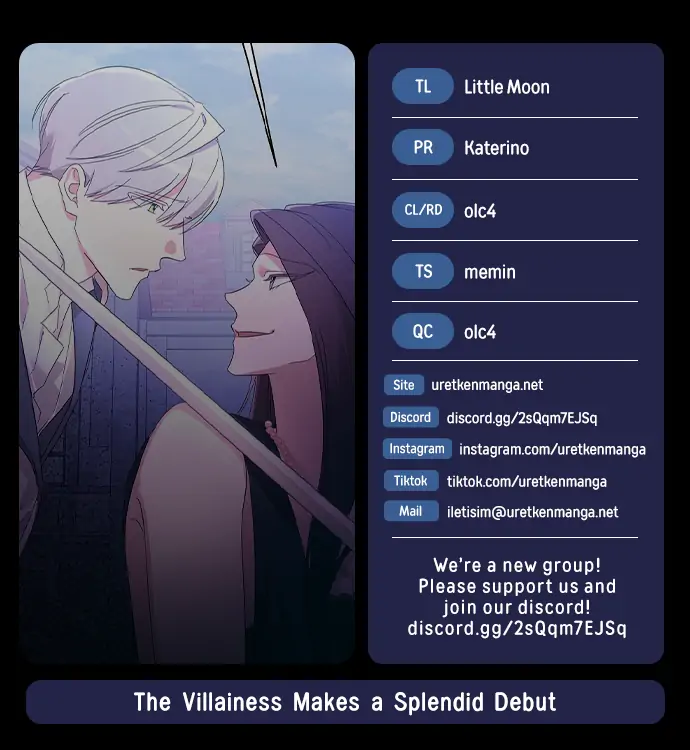 The Villainess Debuts Gorgeously chapter 3 page 1