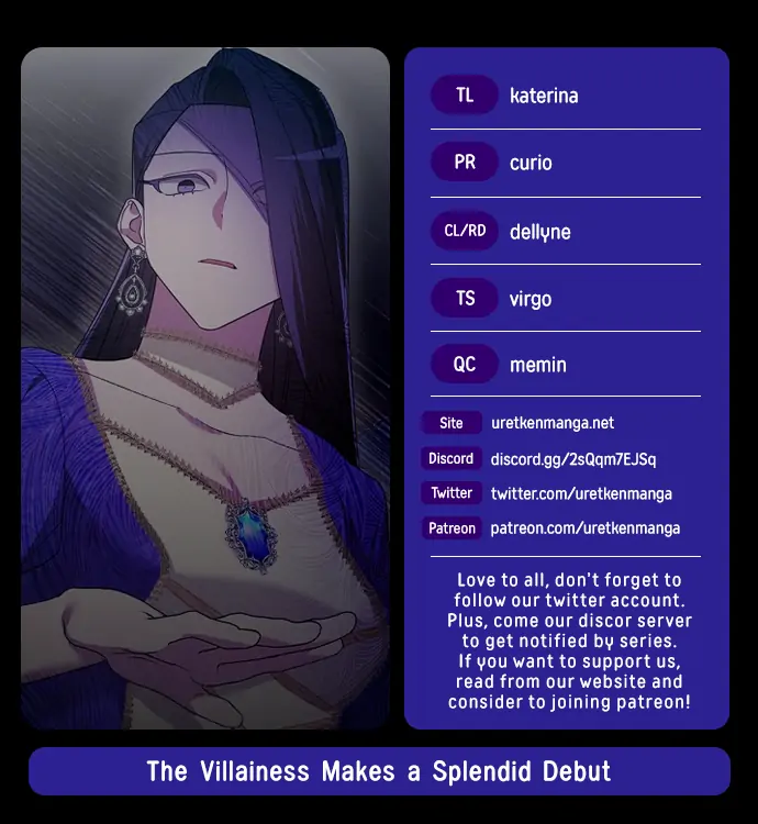 The Villainess Debuts Gorgeously chapter 5 page 1