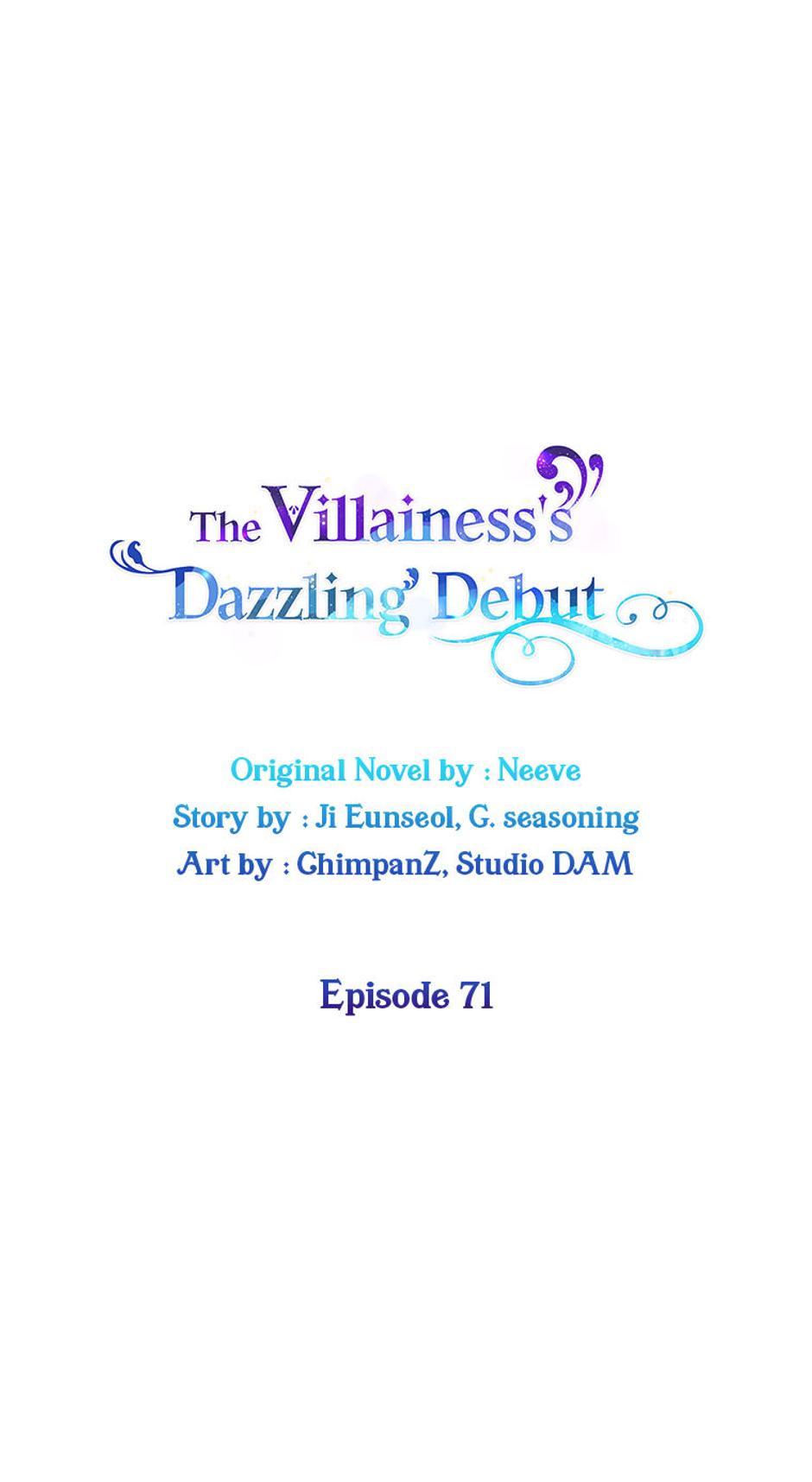 The Villainess Debuts Gorgeously chapter 71 page 1