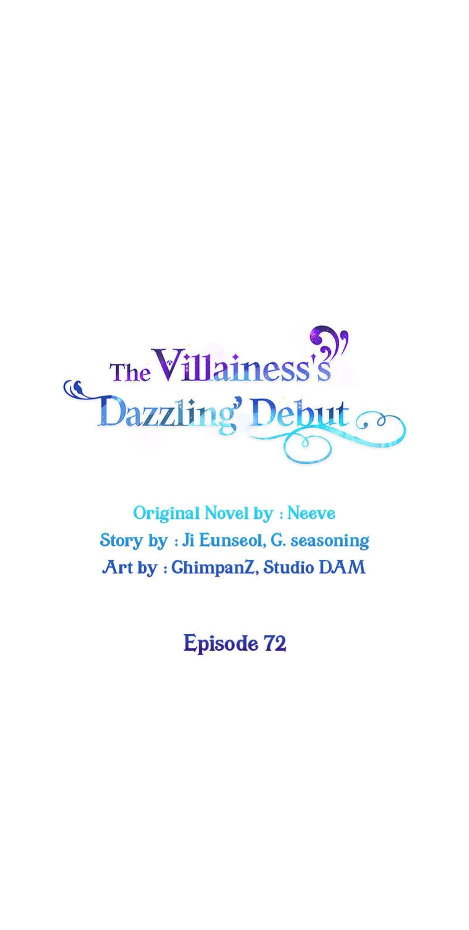 The Villainess Debuts Gorgeously chapter 72 page 1