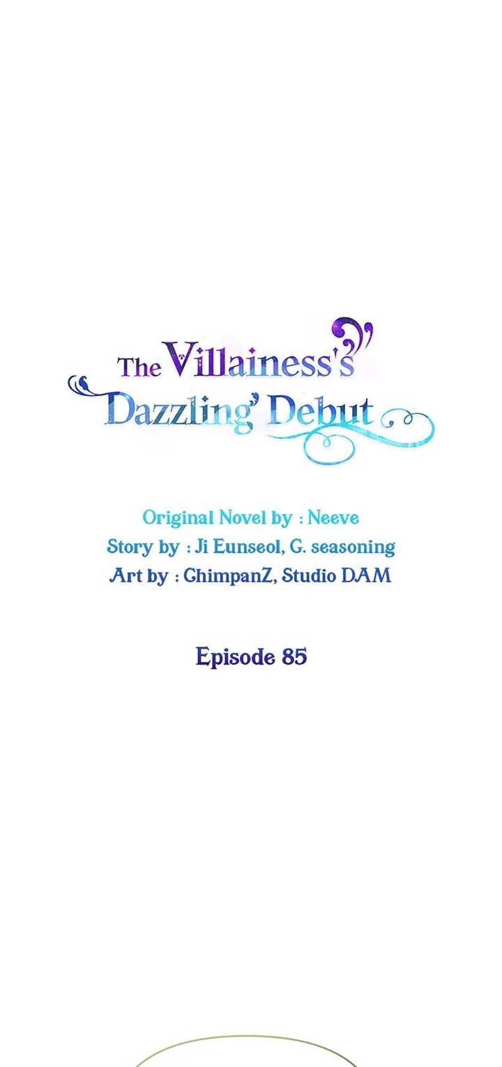 The Villainess Debuts Gorgeously chapter 85 page 1