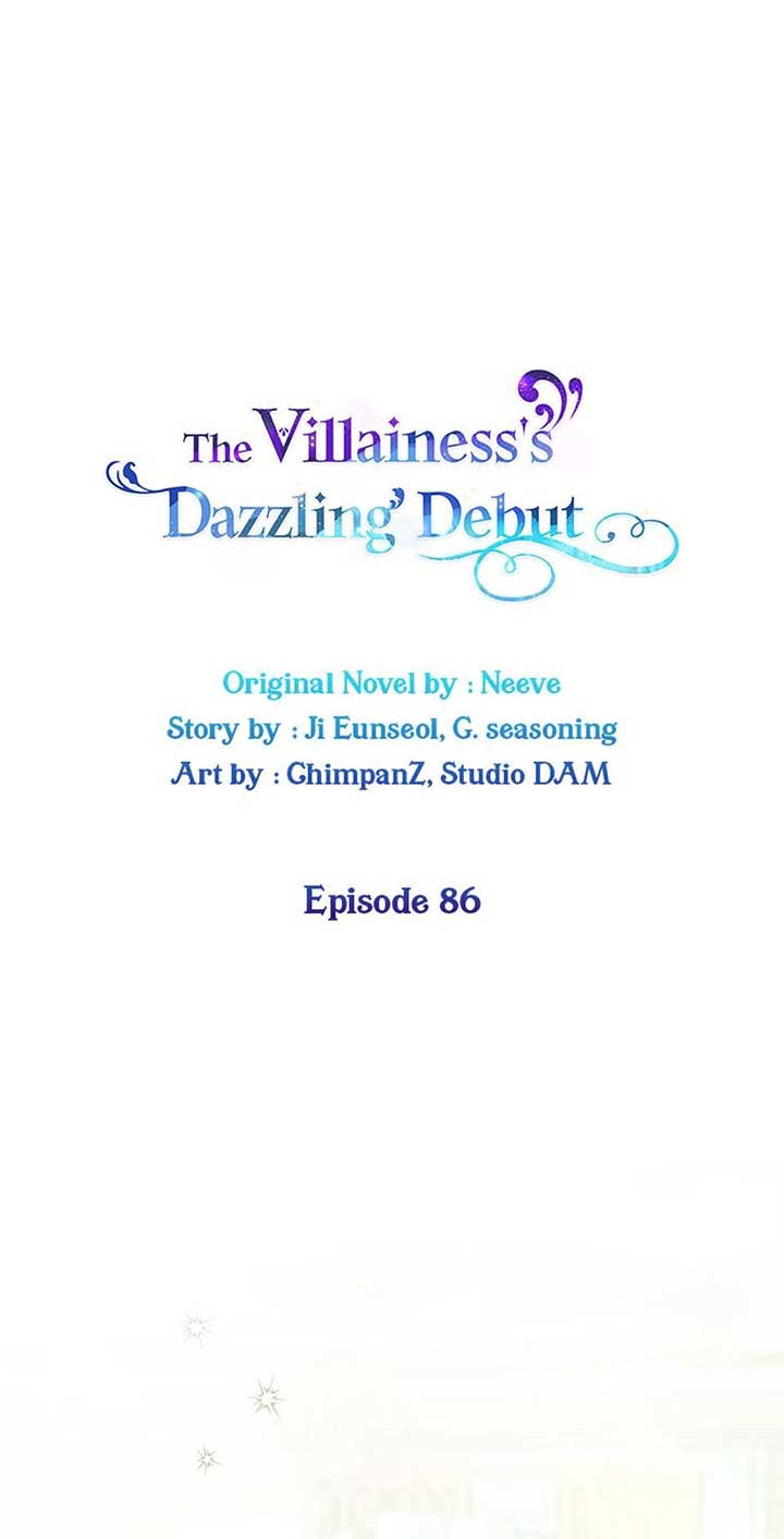 The Villainess Debuts Gorgeously chapter 86 page 1