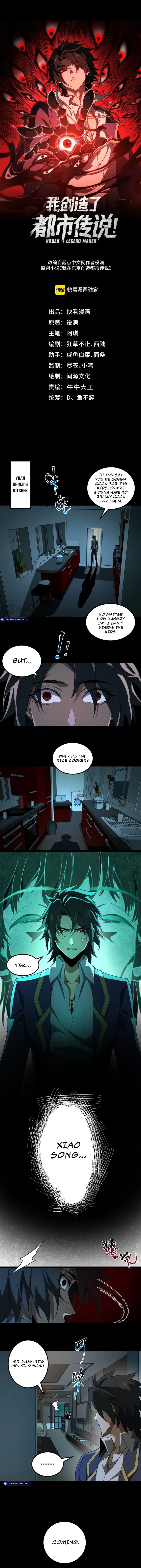 I created an Urban Legend chapter 21 page 1