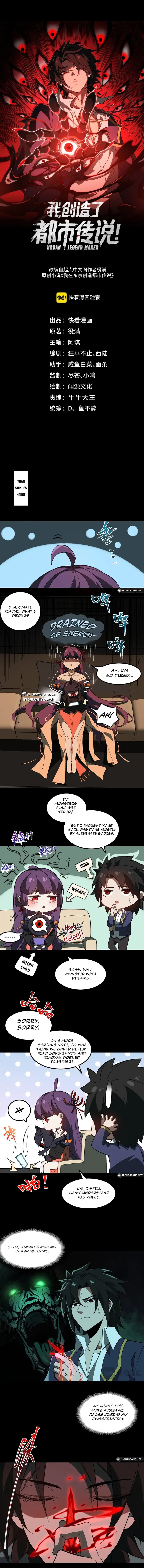 I created an Urban Legend chapter 24 page 1
