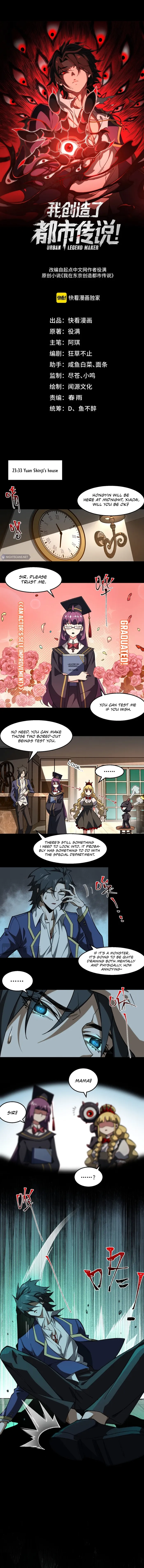 I created an Urban Legend chapter 38 page 1