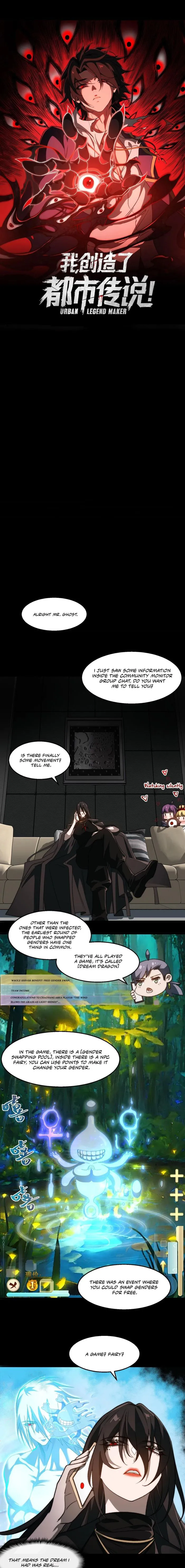 I created an Urban Legend chapter 50 page 1