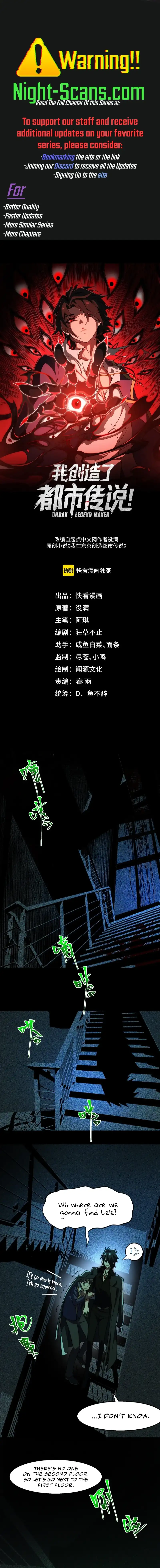I created an Urban Legend chapter 55 page 1