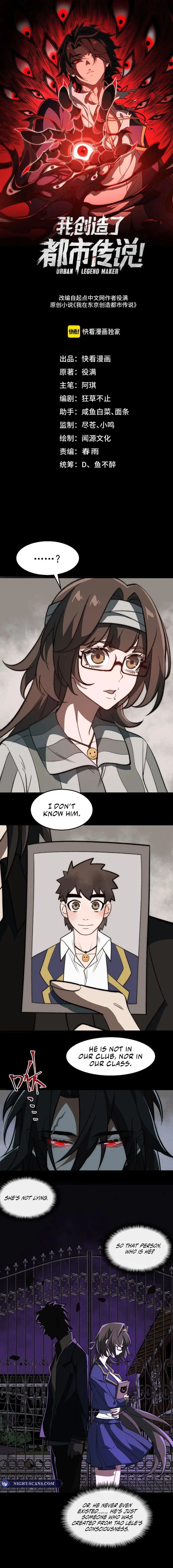 I created an Urban Legend chapter 60 page 1