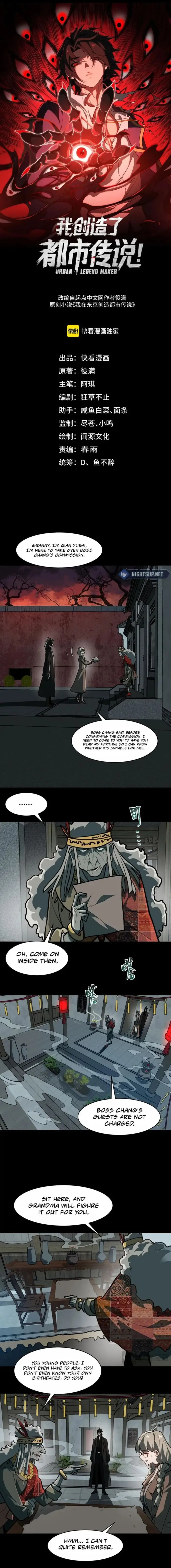 I created an Urban Legend chapter 69 page 1