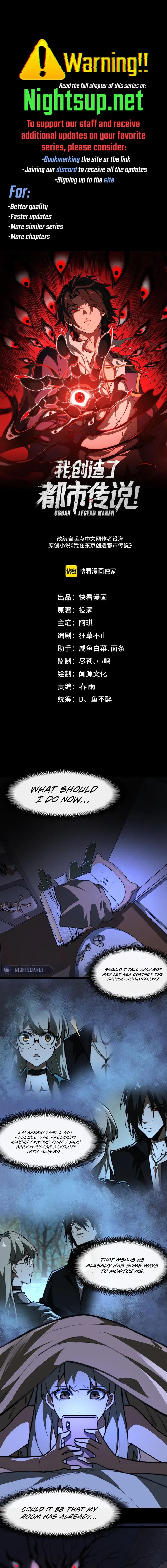 I created an Urban Legend chapter 72 page 1
