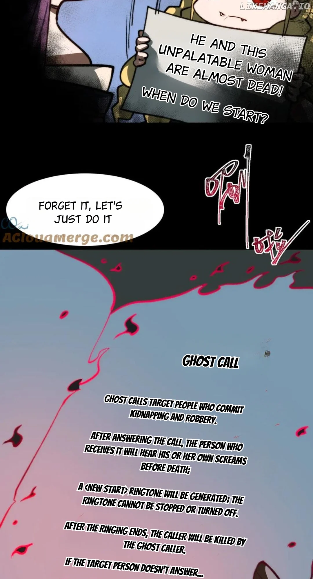 I created an Urban Legend chapter 90 page 13