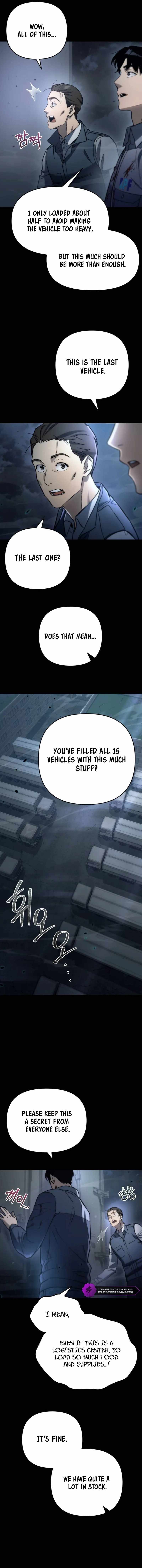 Hiding a Logistics Center in The Apocalypse chapter 6 page 9