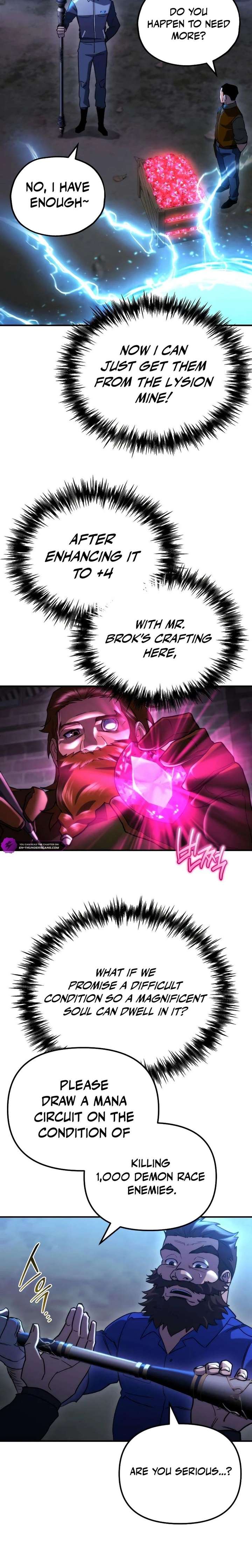 Hiding a Logistics Center in The Apocalypse chapter 75 page 21