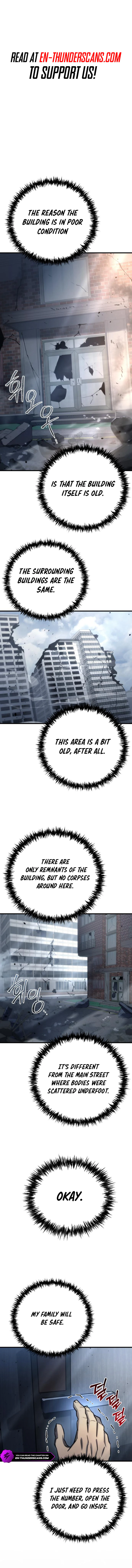 Hiding a Logistics Center in The Apocalypse chapter 8 page 1