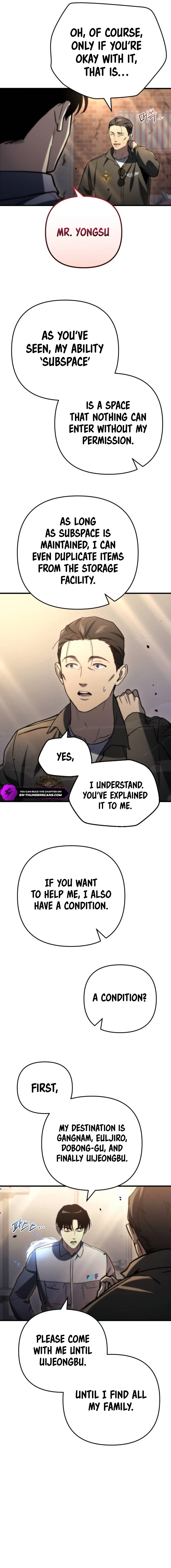 Hiding a Logistics Center in The Apocalypse chapter 9 page 13